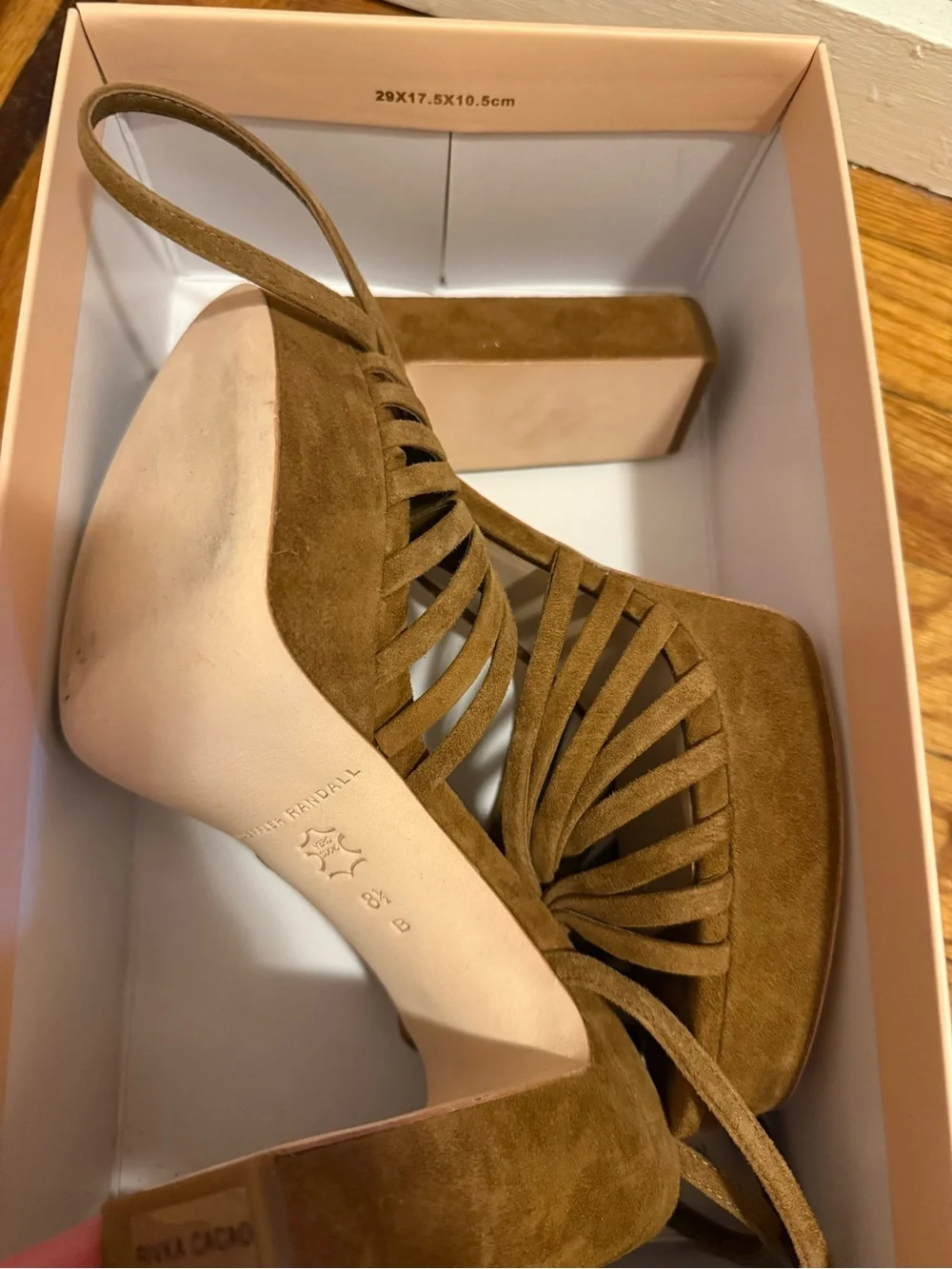 Loeffler Randall heel brown